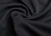 Ткань костюмная, полушерсть. Плотная, жесткая, не тянется, хорошего качества. Раздел цвета - черный. 